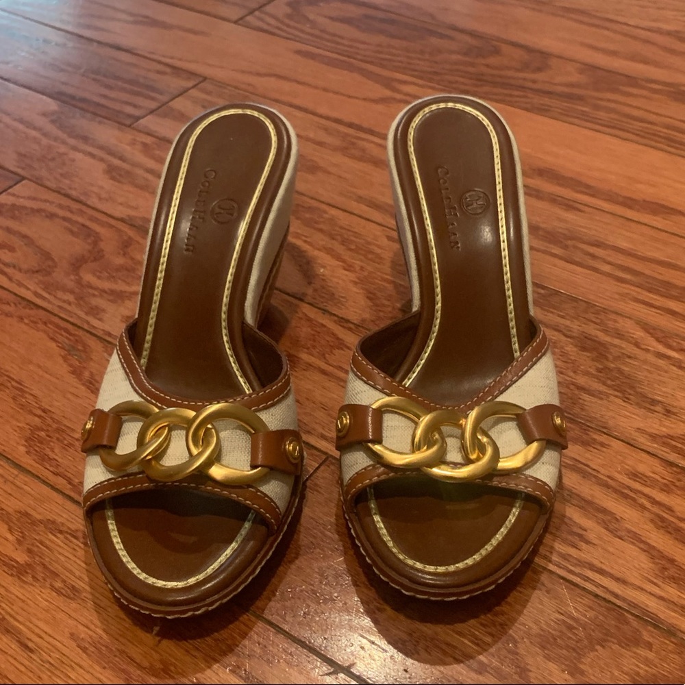 Cole Haan wedge sandals